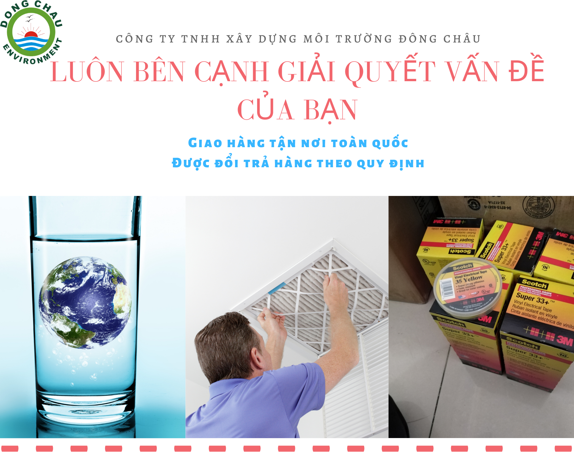 banner giải quyết vấn đề cho khách đông châu